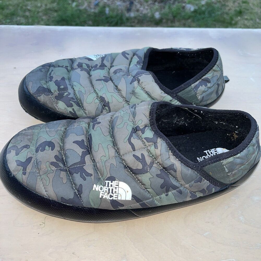 The North Face Men's ThermoBall Traction Mules V Slippers Camo Men's Size 13